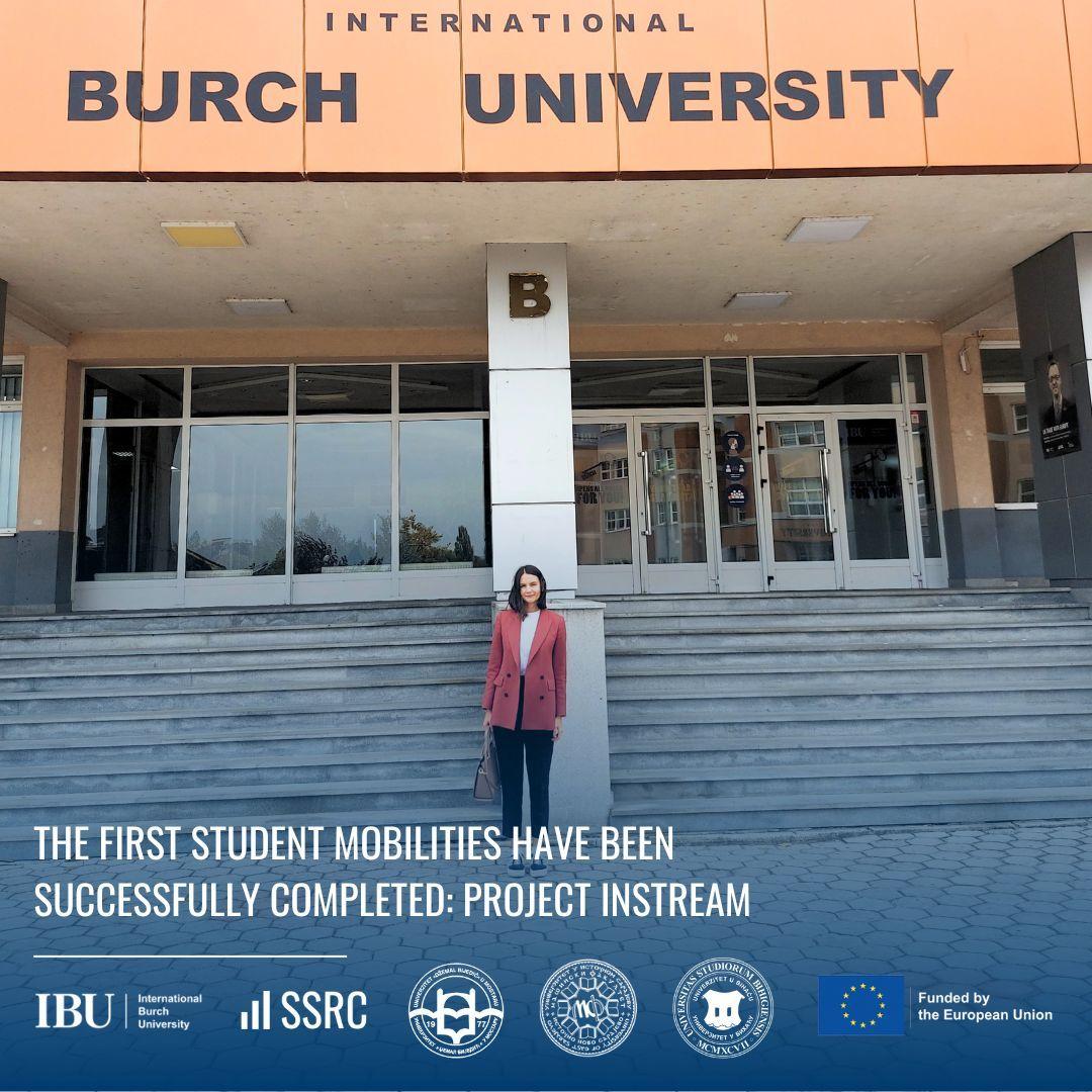 The first student mobilities through the INSTREAM project have been successfully completed
