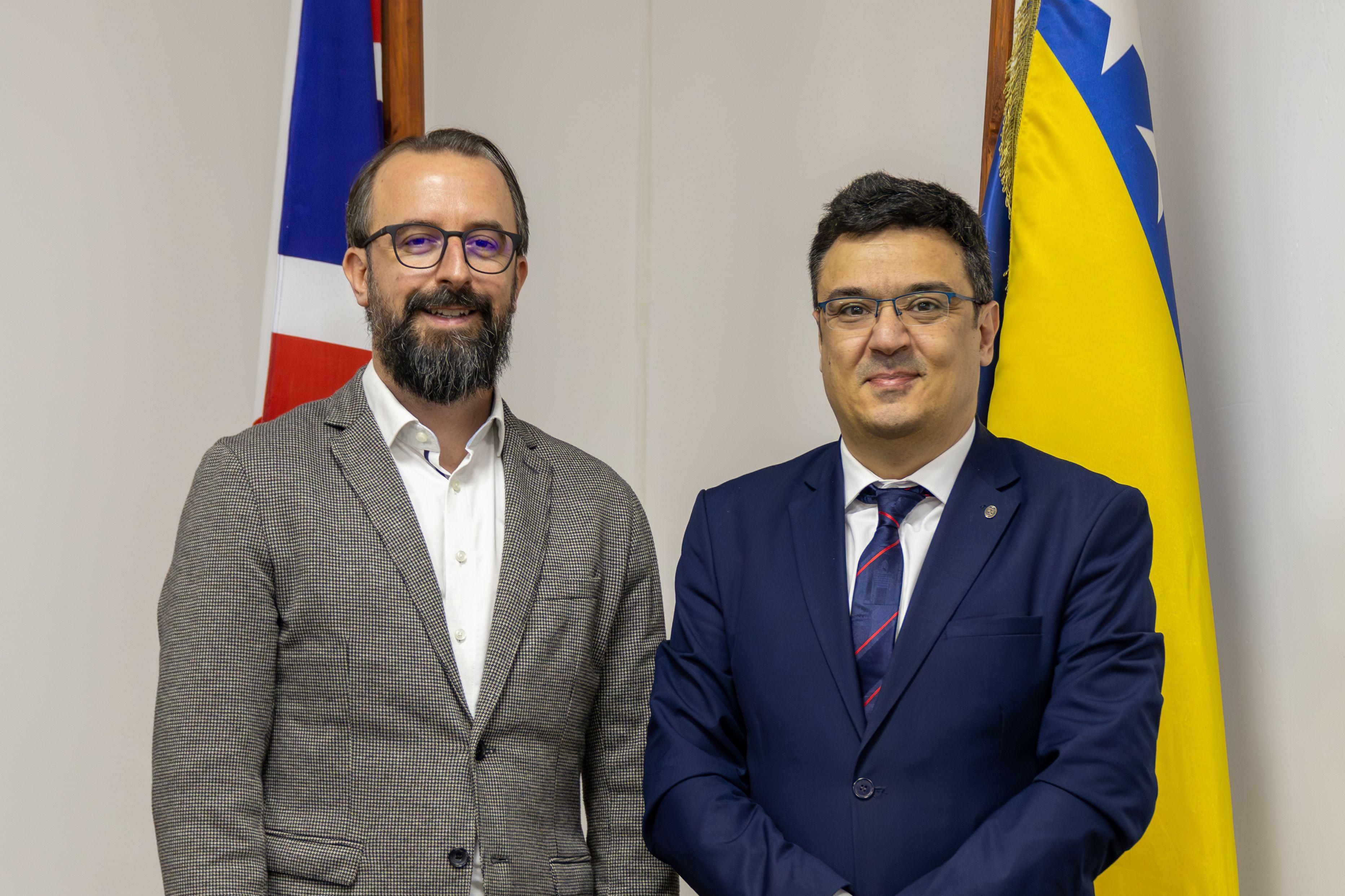 Mayor Predrag Puharic Visits International Burch University in Sarajevo