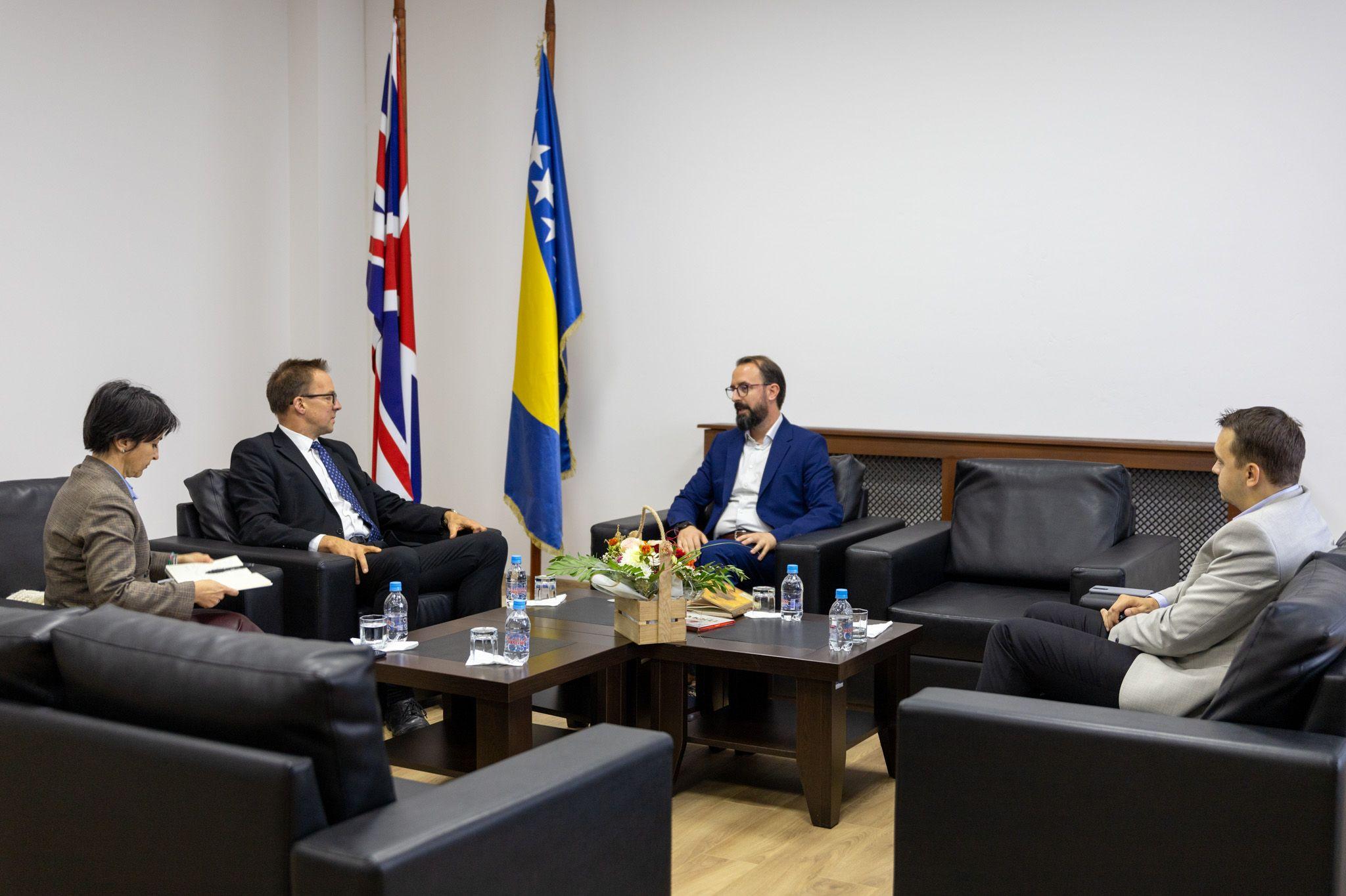 HM Trade Commissioner Chris Barton Delivers Insightful Lecture on UK-EU Trade Dynamics at International Burch University