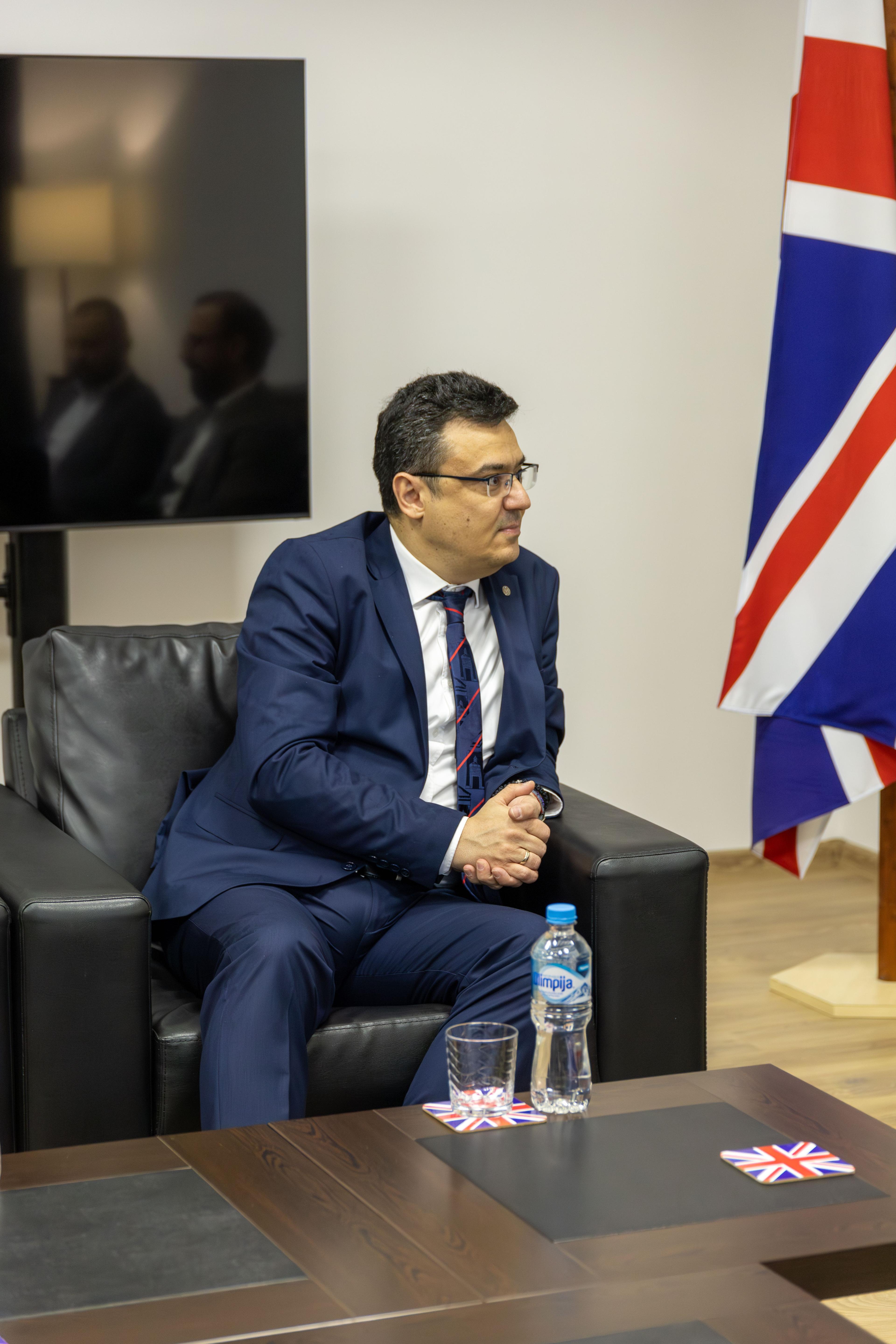Mayor Predrag Puharic Visits International Burch University in Sarajevo