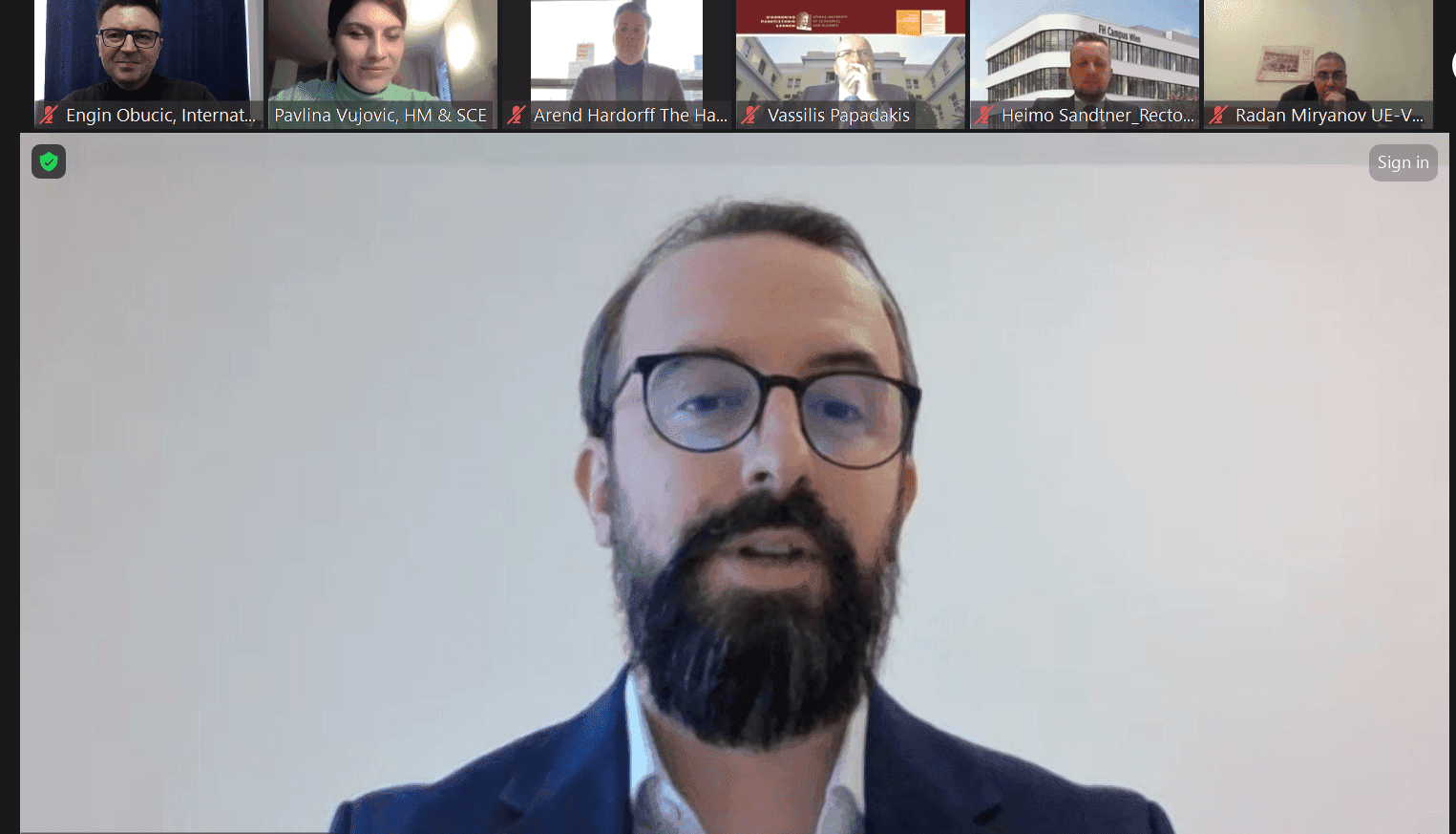 IBU Rector Prof. Dr. Mersid Poturak Participates in Meeting for *CrossEUNIverse Initiative, Contributing to Advancements in European Education and Research   