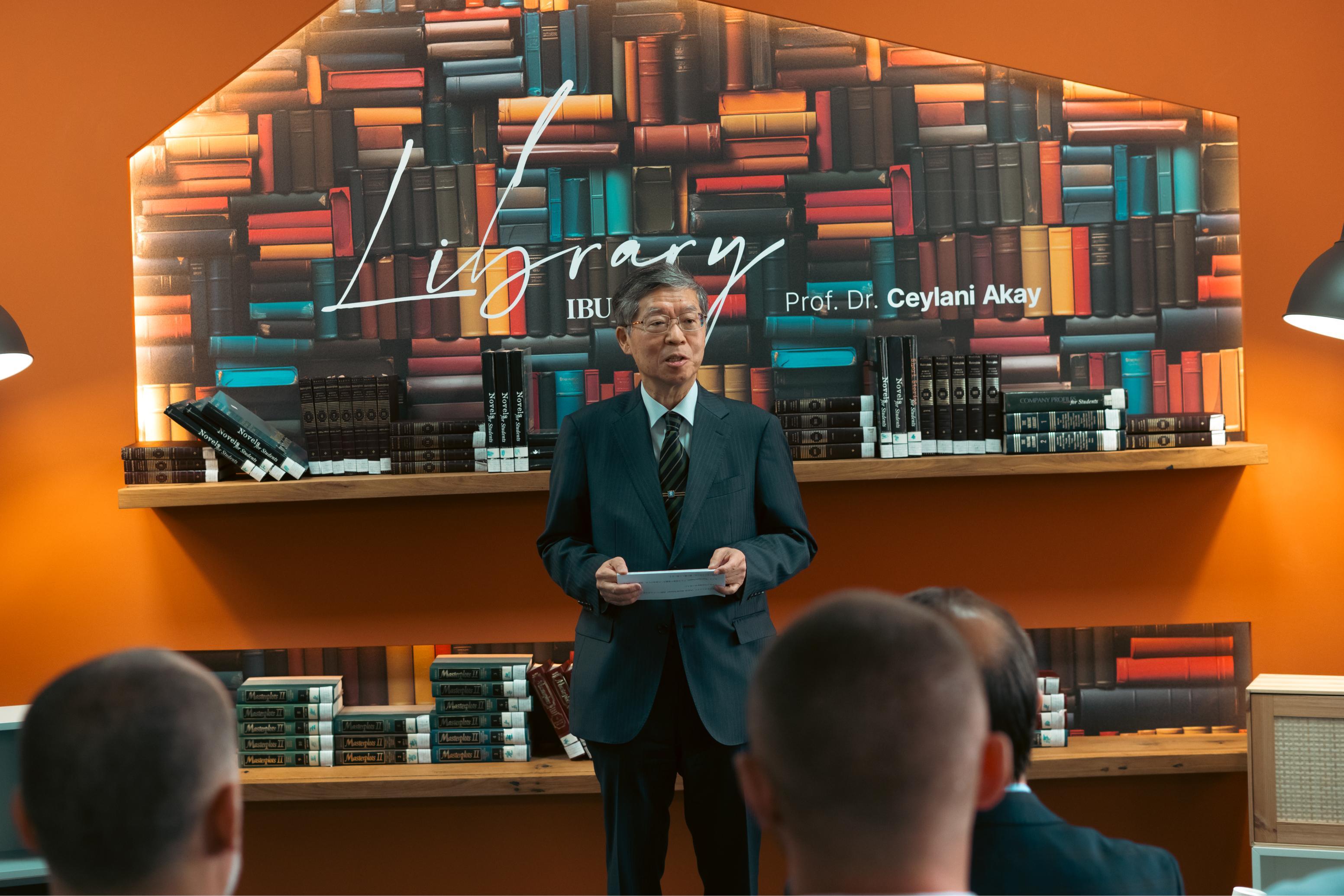 International Burch University Enriched by Generous "Read Japan" Book Donation