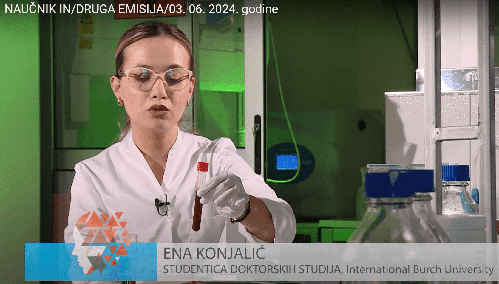 Prilog TVSA: "Naučnik In" s prof. dr. Damirom Marjanovićem i IBU doktorantima  