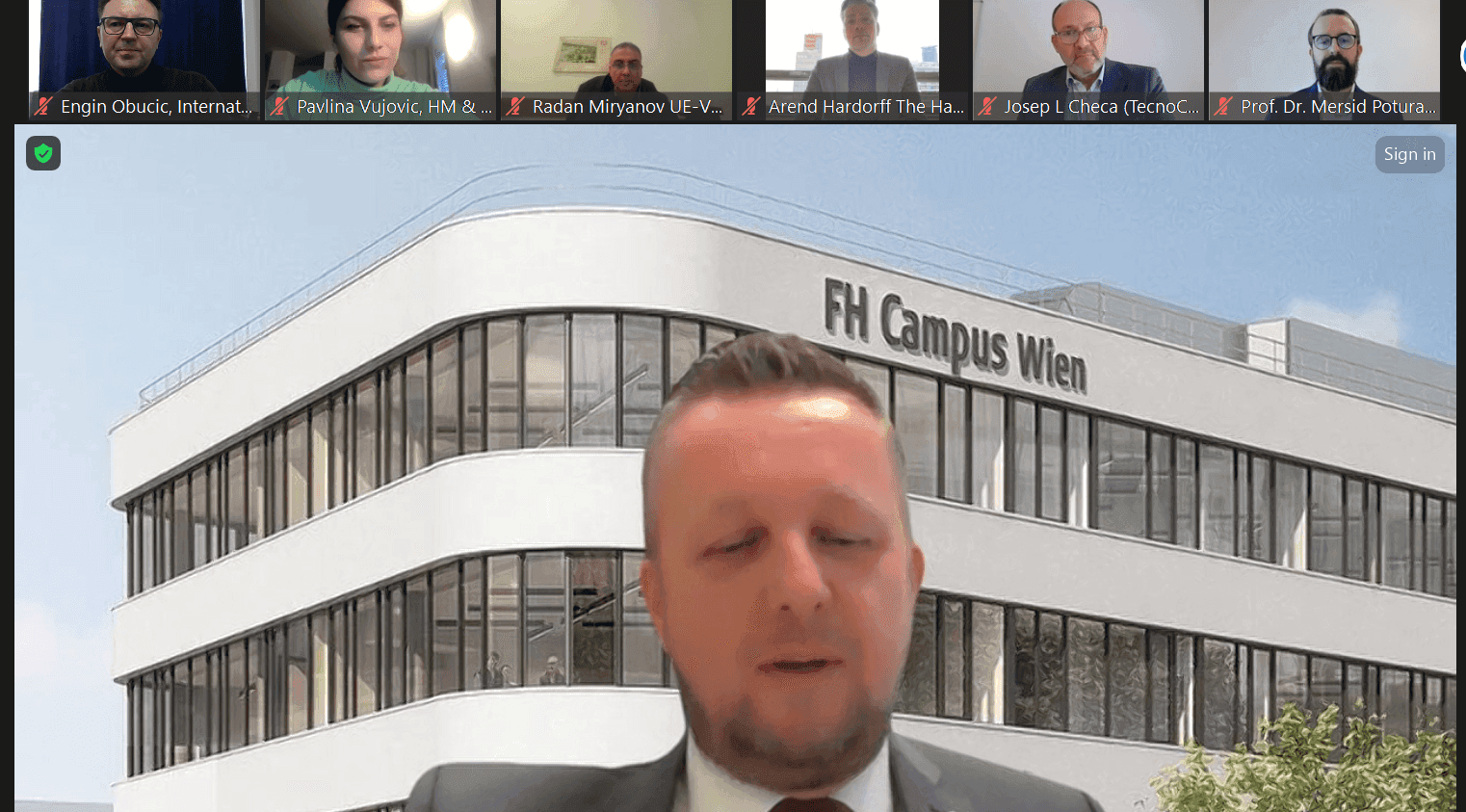 IBU Rector Prof. Dr. Mersid Poturak Participates in Meeting for *CrossEUNIverse Initiative, Contributing to Advancements in European Education and Research   