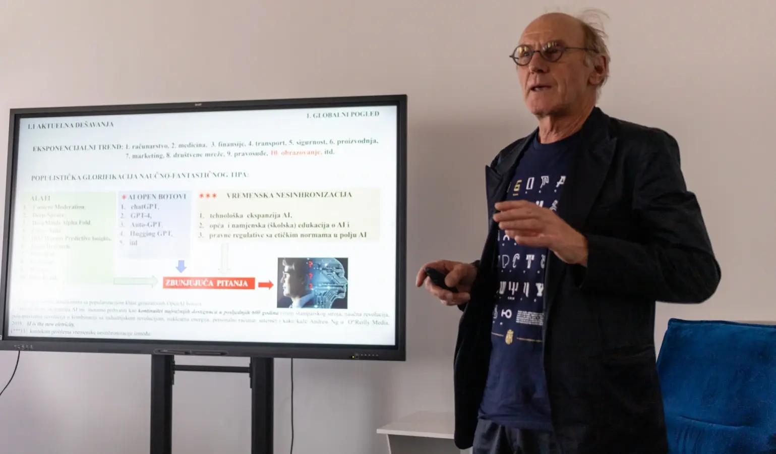 Prof. Avdagic Sheds Light on the Challenges of AI in University Education and Science