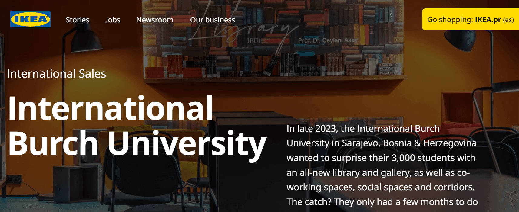 International Burch University Unveils Contemporary Interior Redesign in Partnership with IKEA