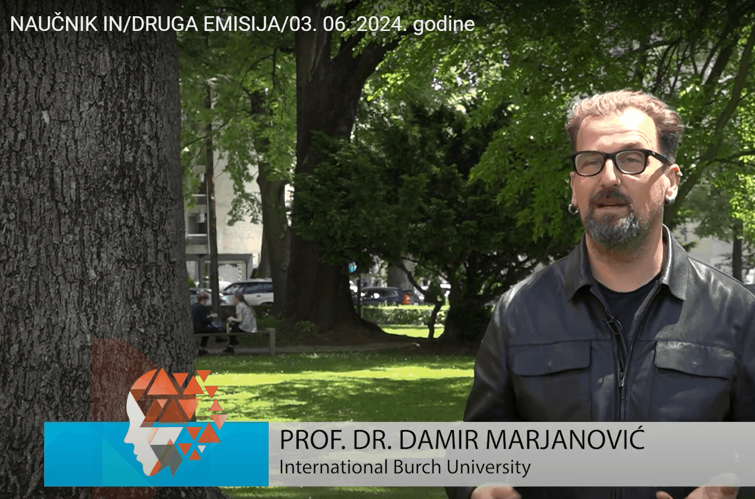Prilog TVSA: "Naučnik In" s prof. dr. Damirom Marjanovićem i IBU doktorantima  